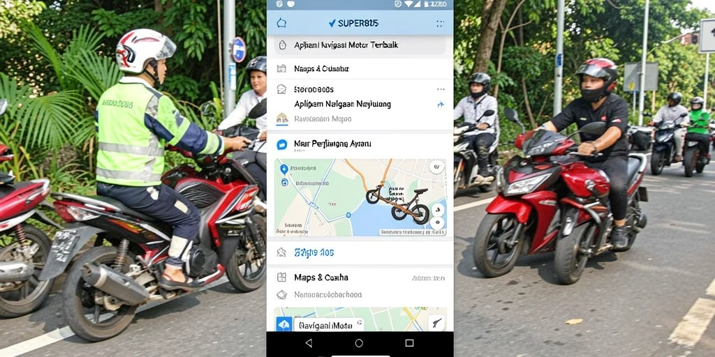 Antarmuka pengguna SUPER805 yang intuitif dan informatif.