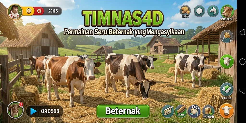 Tampilan antarmuka <strong>TIMNAS4D</strong> yang penuh warna dan menarik.